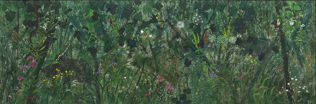 Kim Chong Hak Korean, b. 1937, Untitled (Landscape Series), 2021, thinned acrylic on canvas, Private Collection. © Kim Chong Hak.